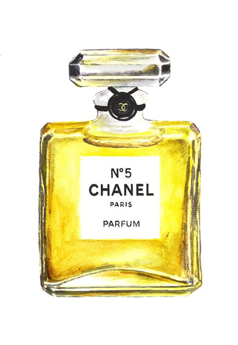 chanel bottle painting